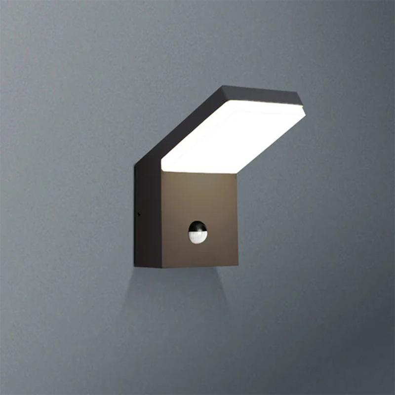 19217 IP54 18W 1800LM siva/bijela/crna LED vanjska zidna svjetla s detektorima pokreta