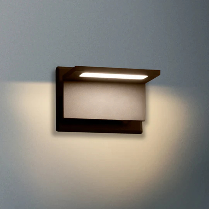 17309 IP54 10W 680LM LED crno/sivo/bijelo vanjsko svjetlo zida